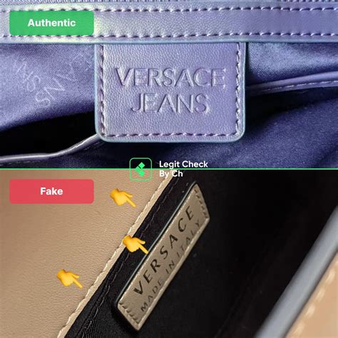 is versus versace real or fake|The Official Guide: Versace Bag Authentication (0224) .